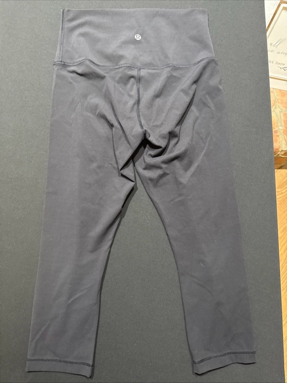 lululemon Black High-Waist Capri Leggings